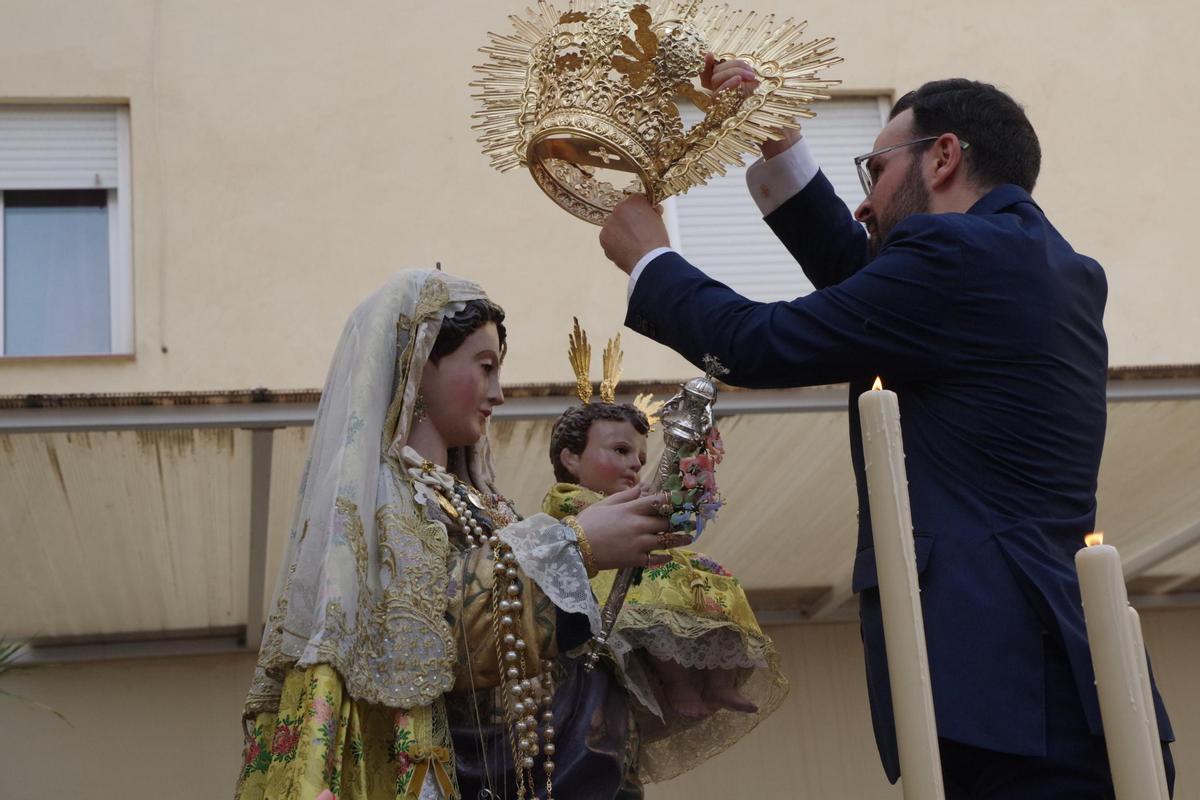 La Virgen de los Ángeles recorre las calles de Málaga