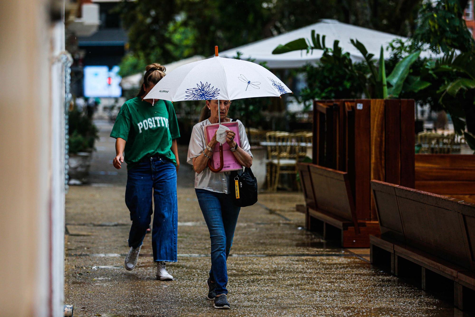 Fuertes tormentas en Ibiza y Formentera