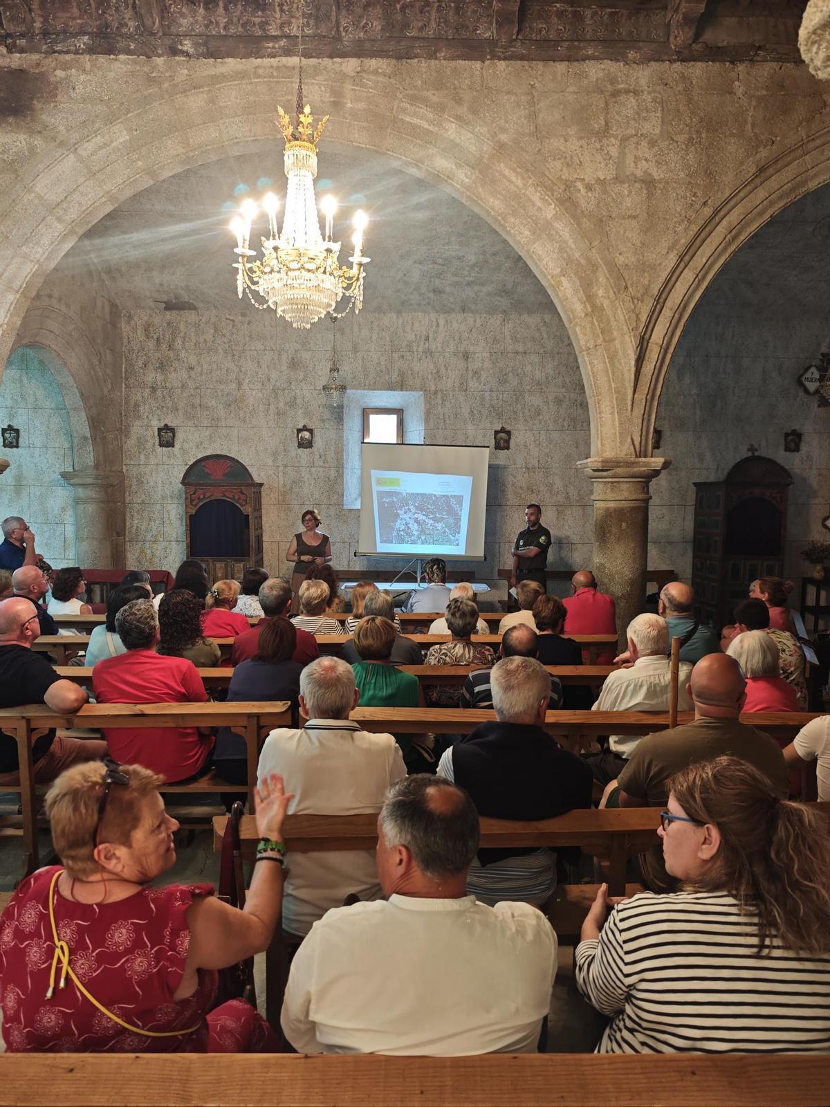 El taller en la iglesia de Sotillo
