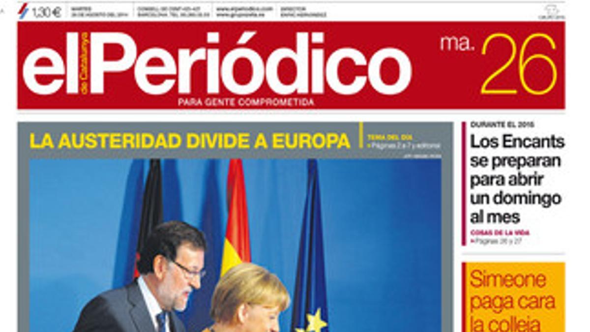 Portada del 26 de agosto