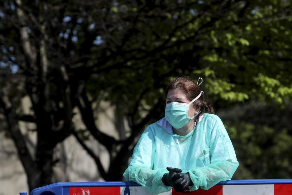 Los sanitarios de Cabueñes se hacen el test