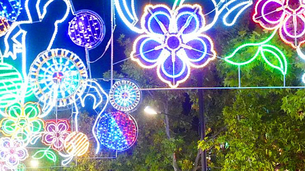 Alumbrado navideño.