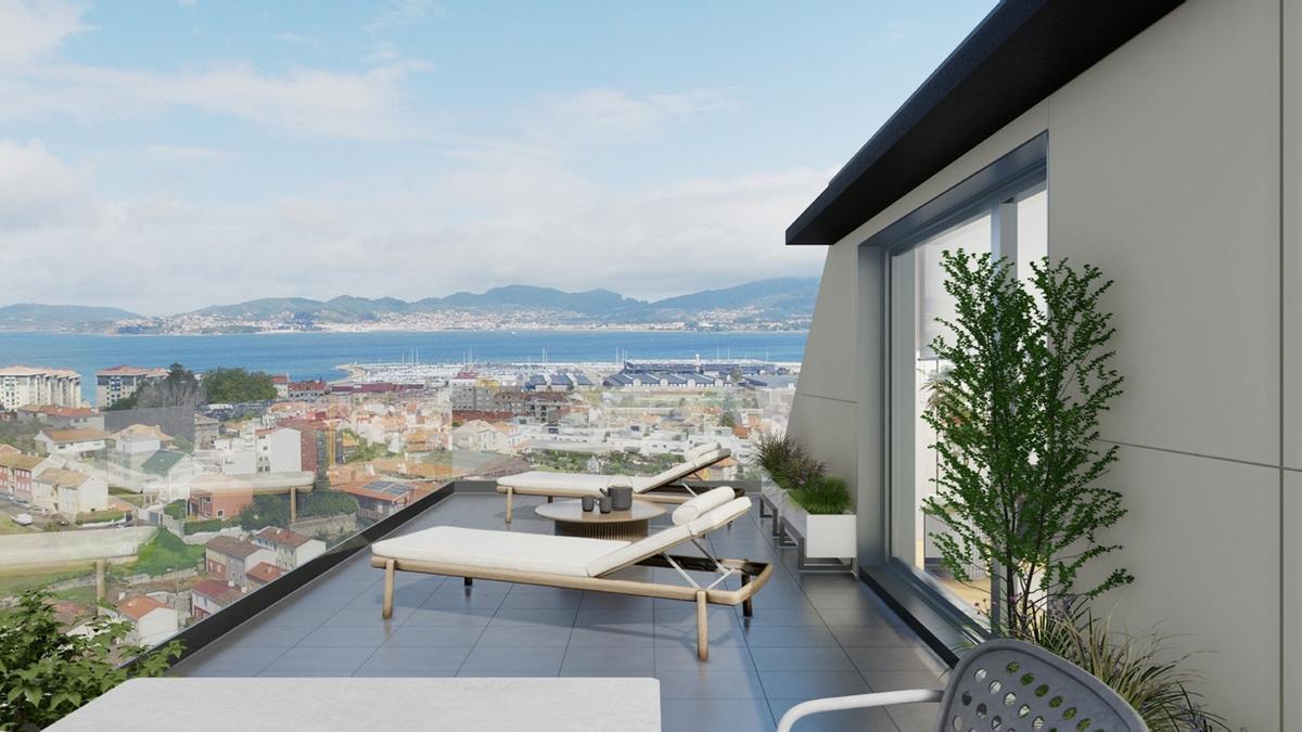 Así será «Alto de Bouzas», el primer rascacielos de este barrio de Vigo Así será «Alto de Bouzas», el primer rascacielos de este barrio de Vigo