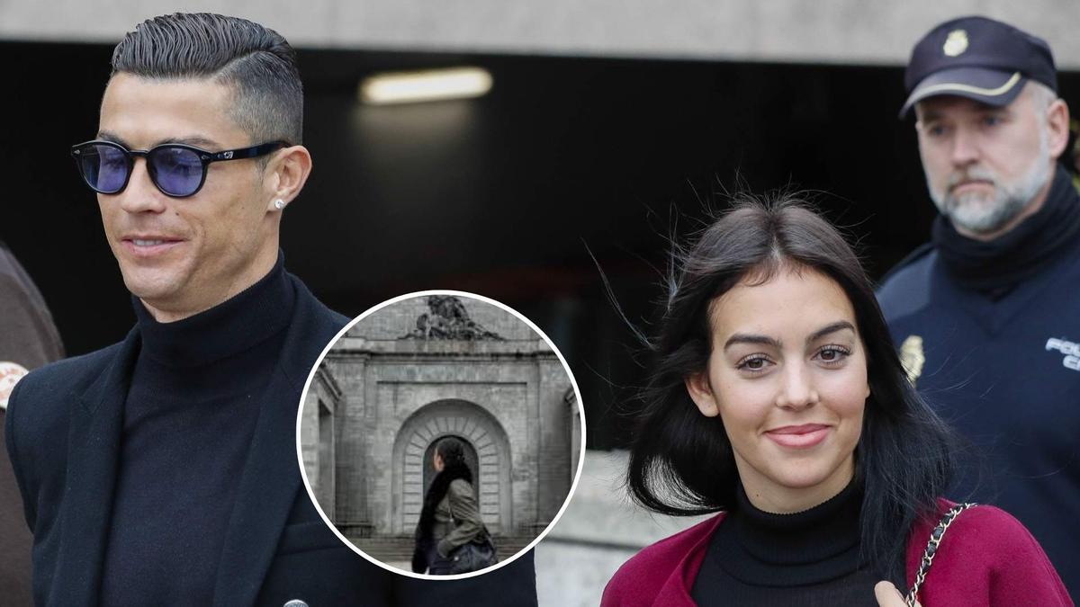 Georgina Rodríguez visita el Valle de los Cuelgamuros