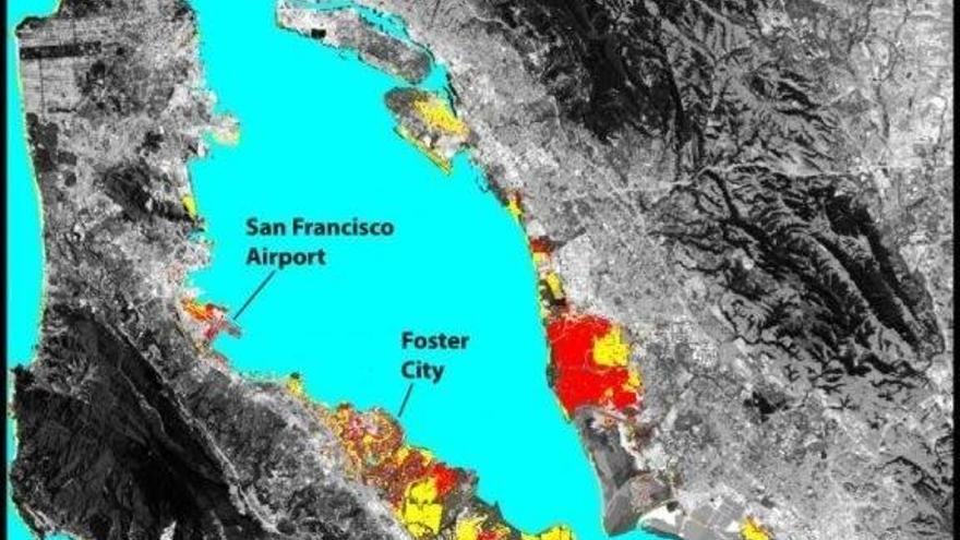 El terreno se hunde en San Francisco  y el mar amenaza a Silicon Valley