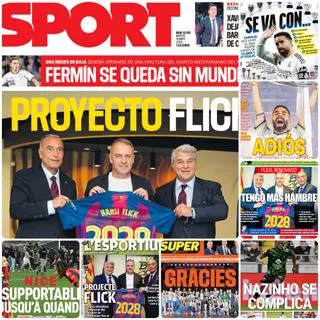 Lewandowski y Carvajal, protagonistas de las portadas