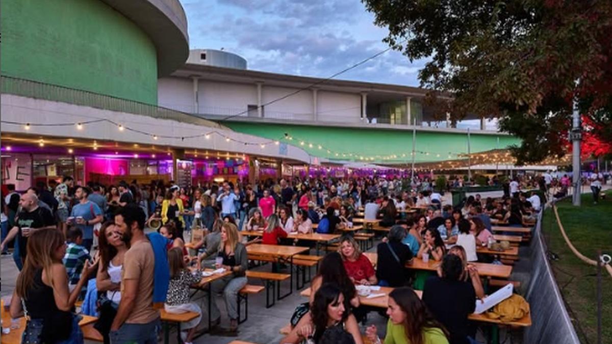 La zona gastro en la pasada edición del Vive Latino.