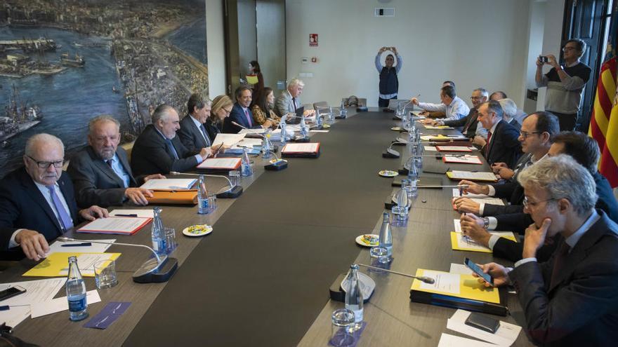 Reunión del consejo de administración de la Autoridad Portuaria de València.