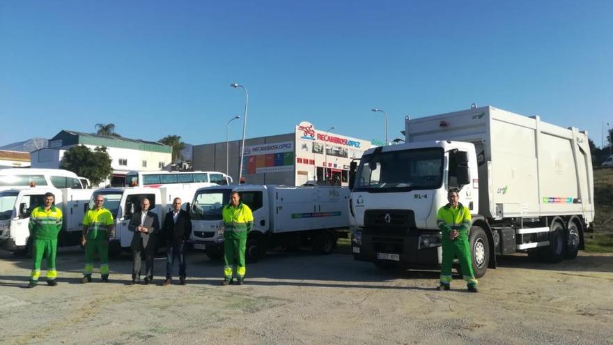 Presentación de los nuevos vehículos en Mijas, ayer.