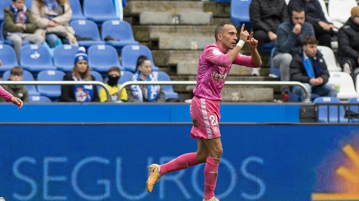 Nacho, en Riazor.