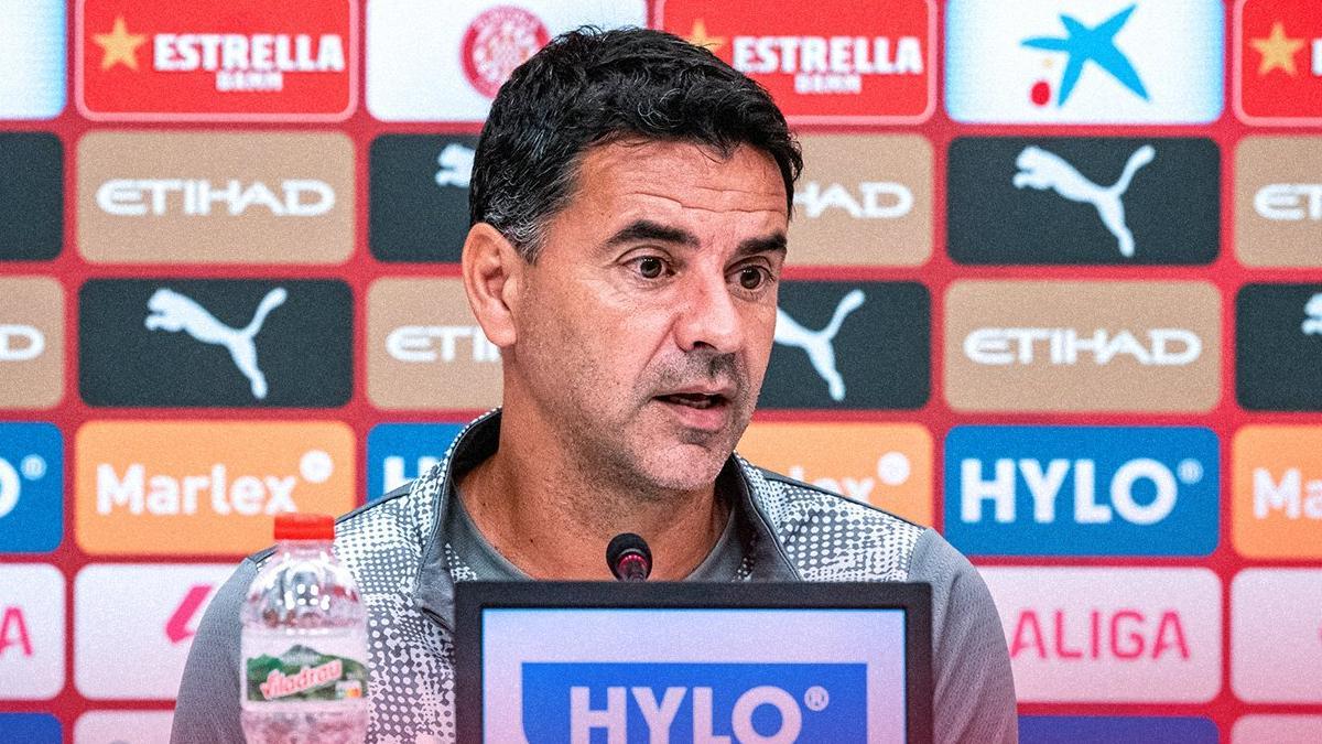 Míchel, en rueda de prensa