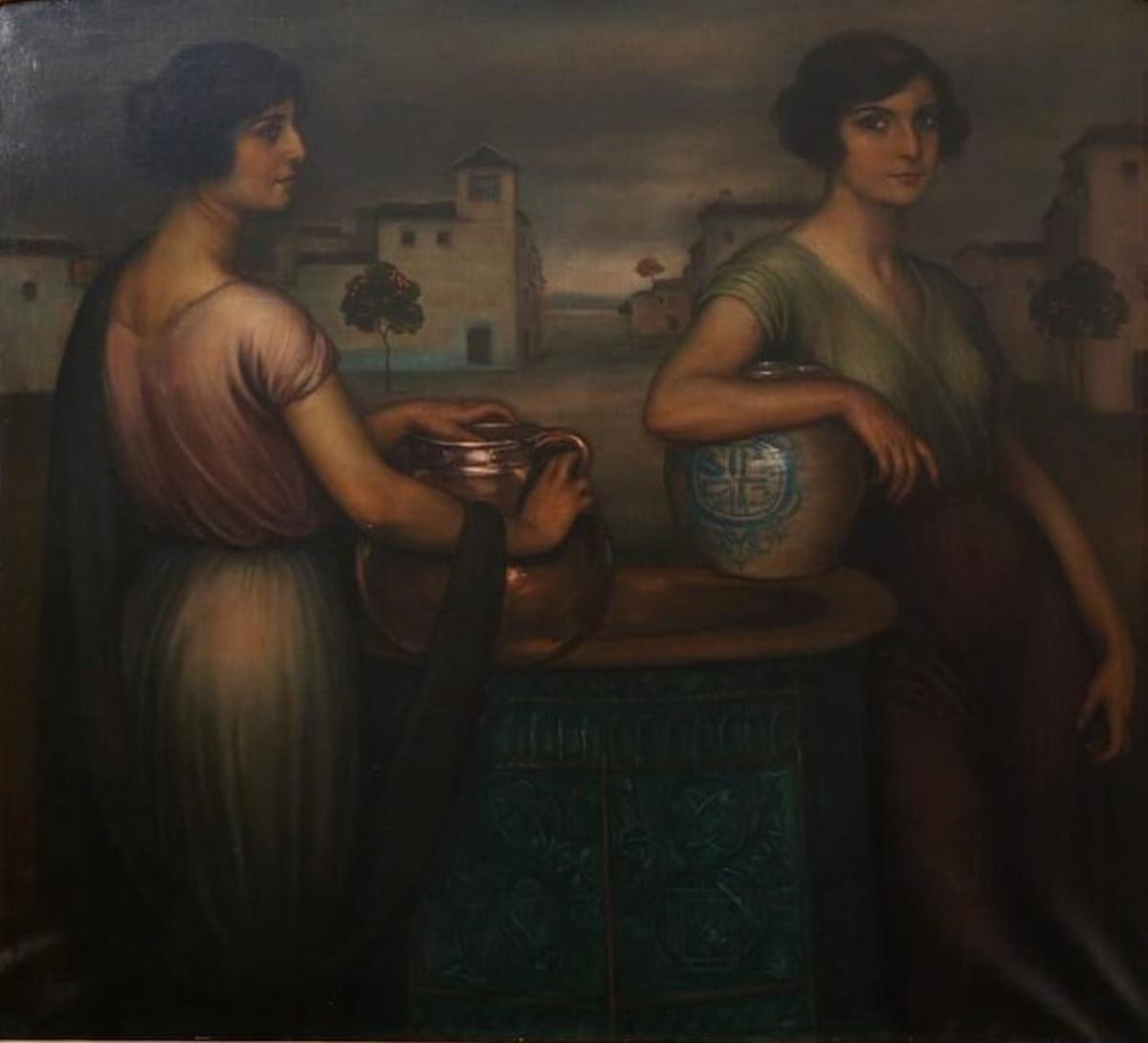 Cuadro de 'Samaritanas' de Julio Romero de Torres.