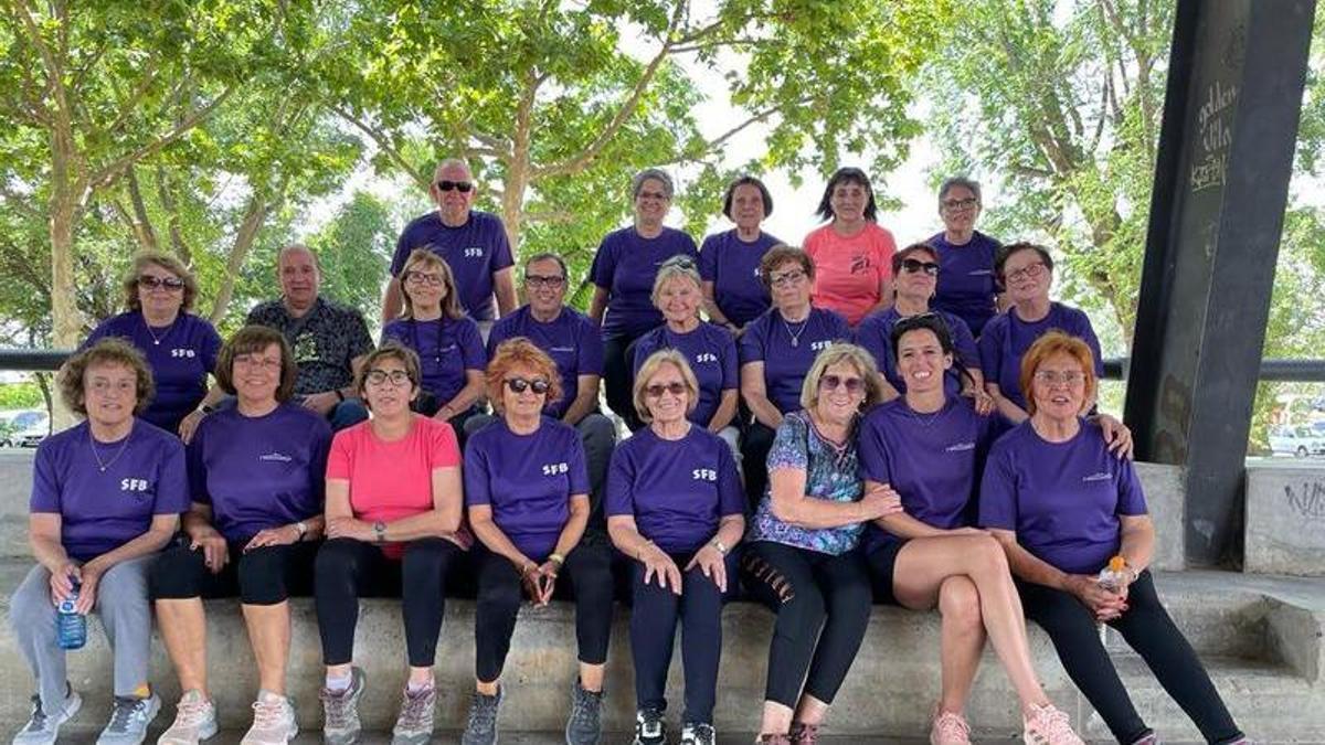 Sant Fruitós de Bages participa en la cloenda del cicle de caminades de marxa nòrdica a Vilafranca del Penedès