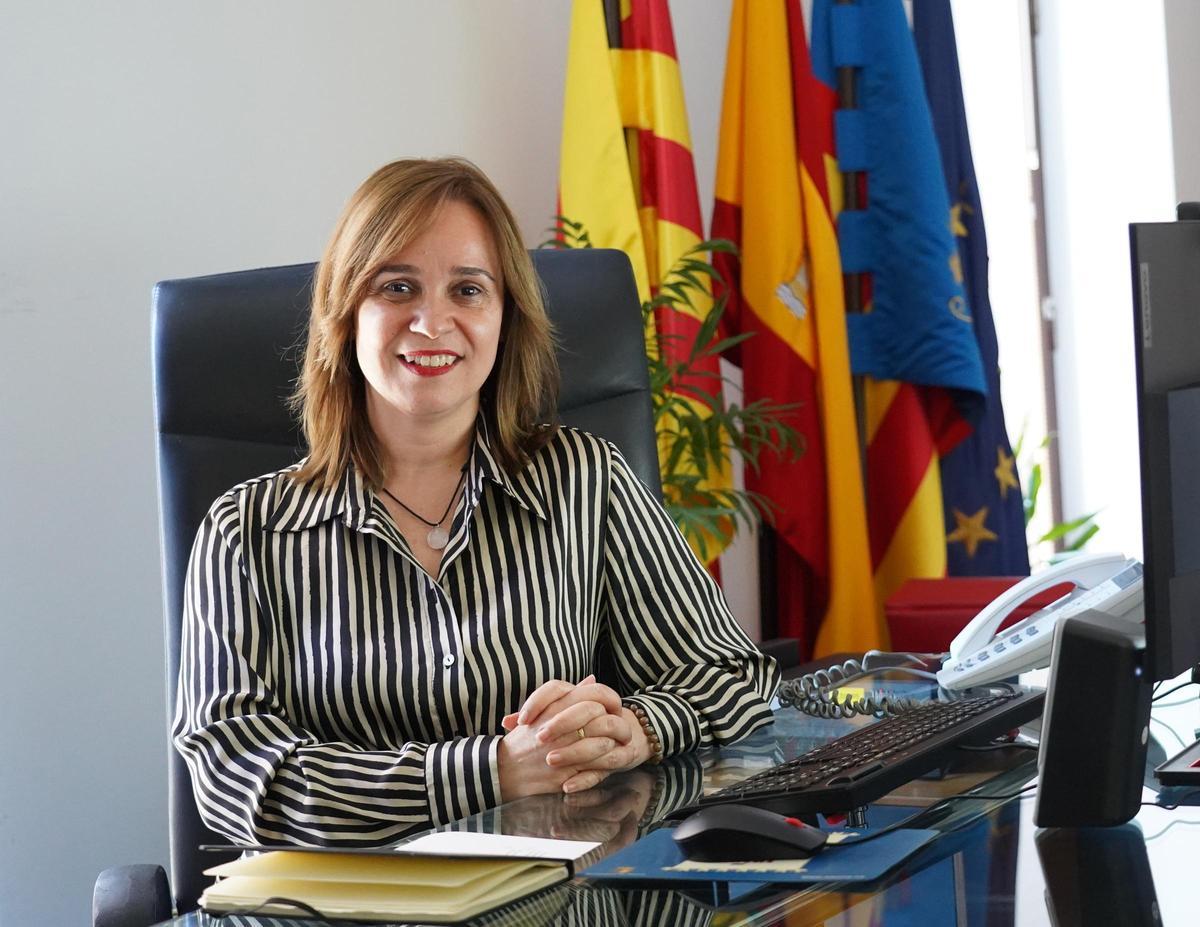 Isabel López, alcaldesa de Xixona.