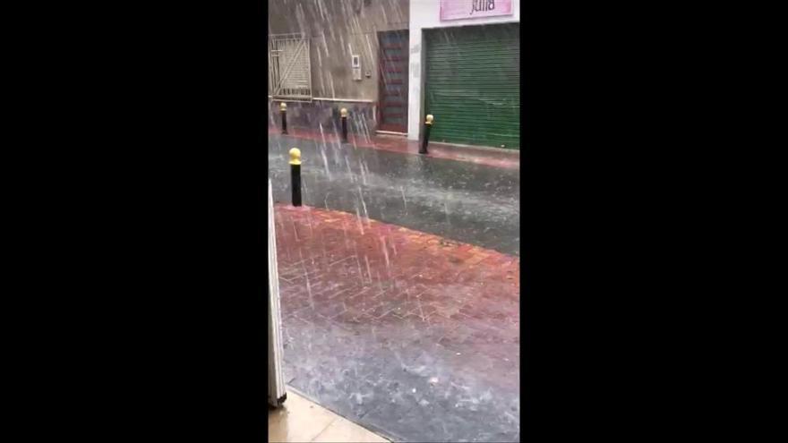 Lluvias torrenciales en La Alberca