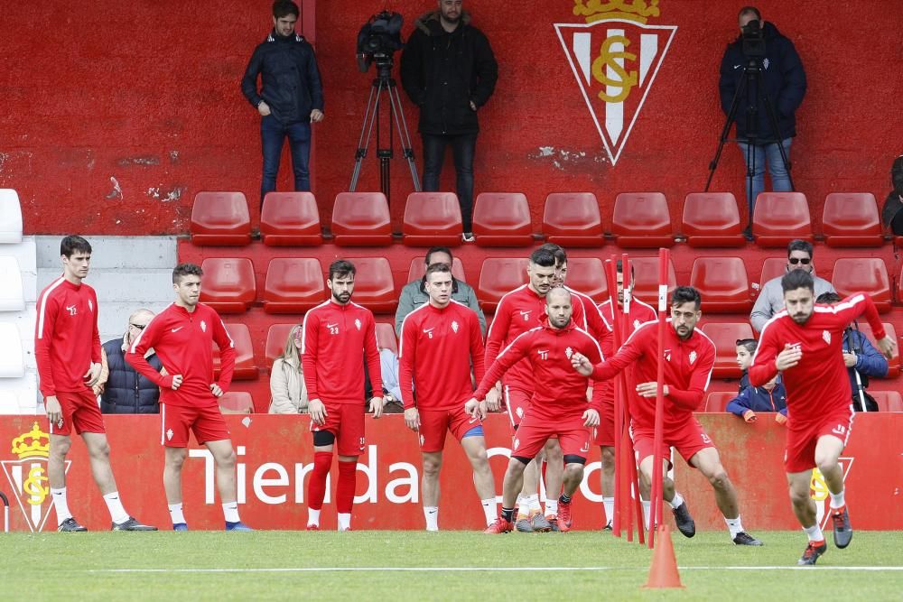 Entrenamiento del Sporting