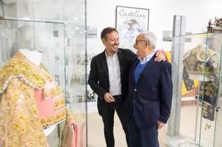 Visita de José Luis y Alberto Ramírez al Museu del Bou de Burriana