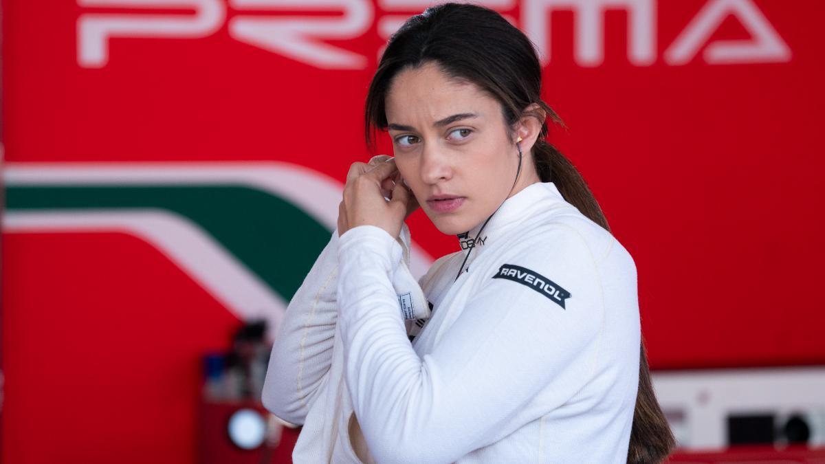 Marta Garcia en la temporada 2023, que coronó como campeona de la F1 Academy con Prema