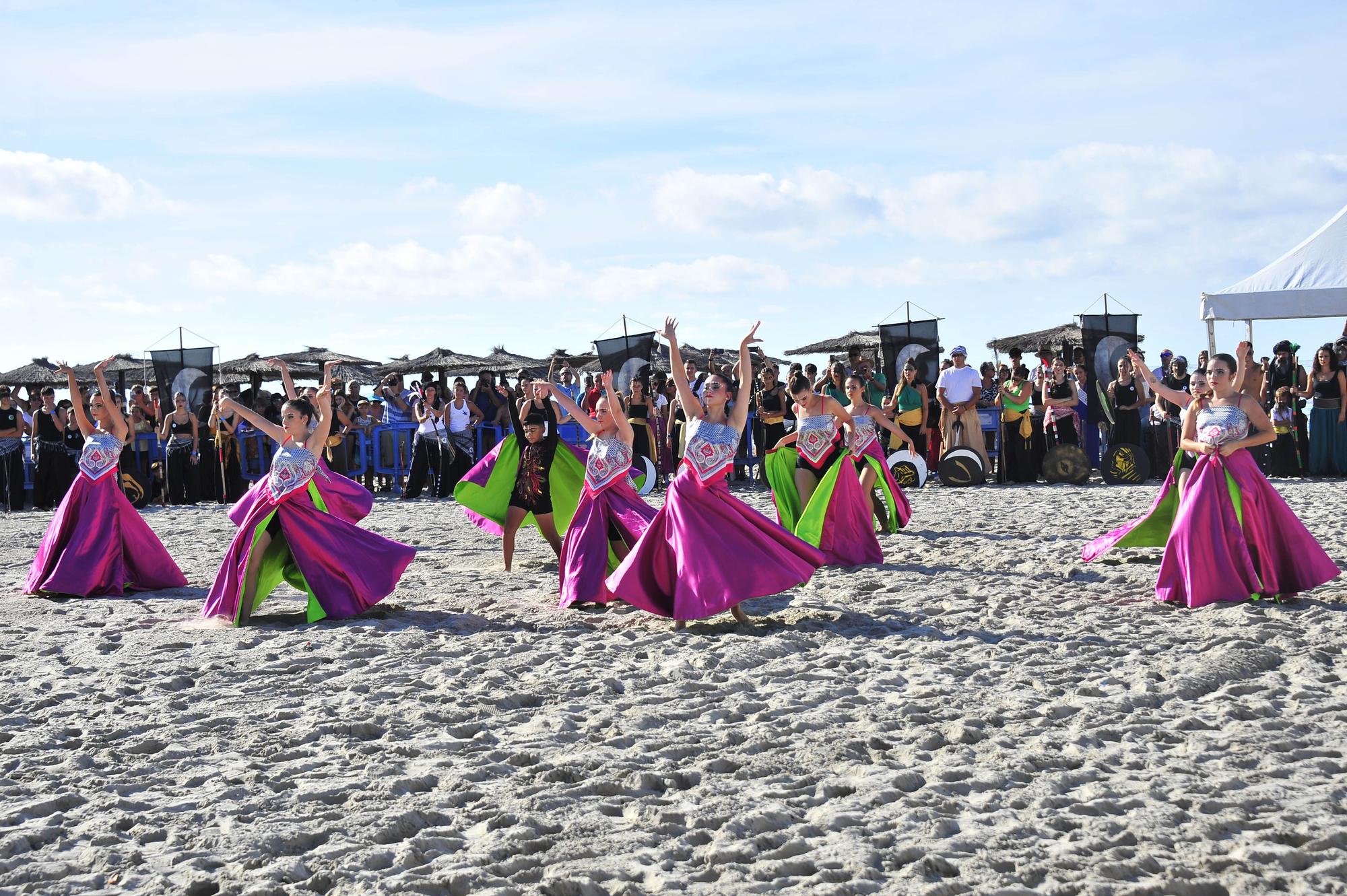 FIESTAS SANTA POLA. Asalto moro en la playa de Levante.