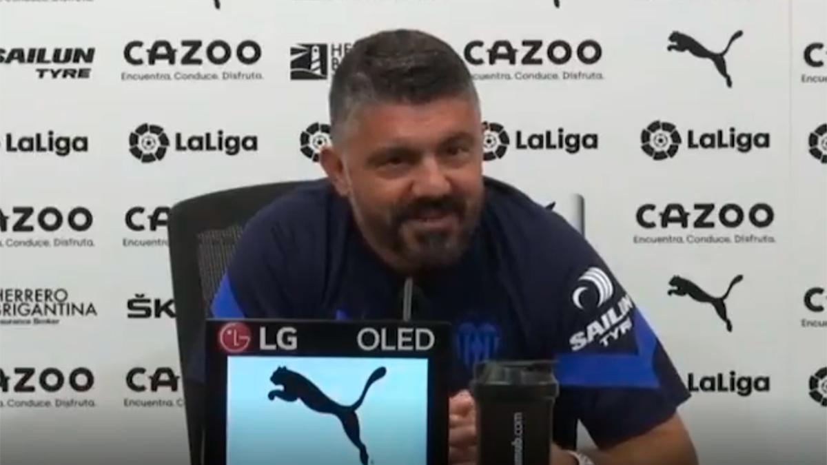 Gattuso le pegó a Mamardashvili y su explicación se ha vuelto viral