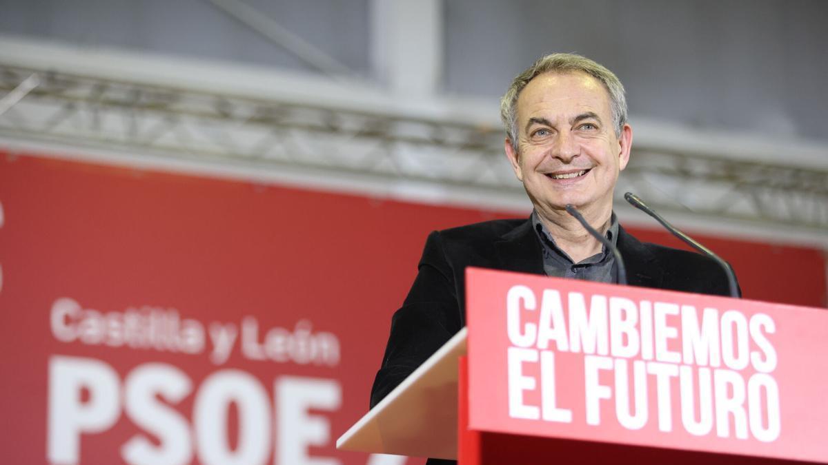 CAMPAÑA CASTILLA Y LEÓN | Zapatero reaparece en su tierra para espolear al PSOE en el “no a la guerra” contra Trump: “En España manda el Gobierno de España”