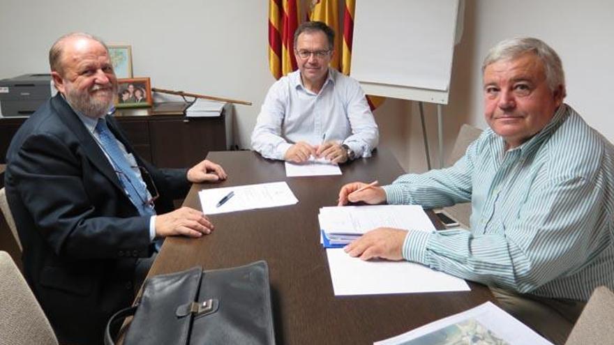 La reunión con Costas se celebró en la sede del Ayuntamiento.