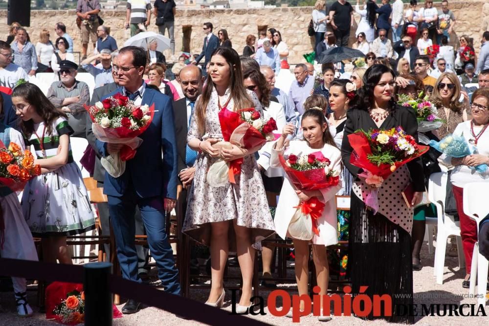 Ofrenda de flores en Caravaca