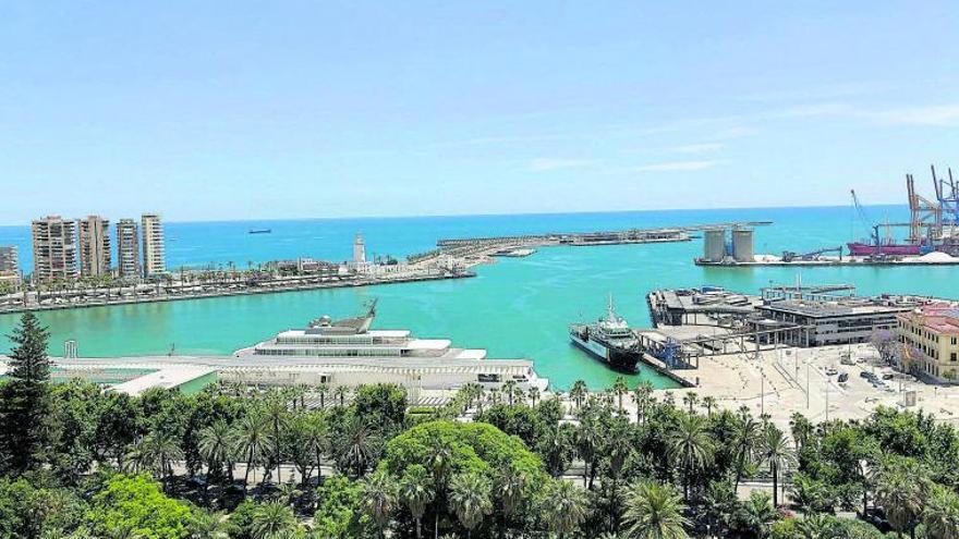 Vista del Puerto de Málaga