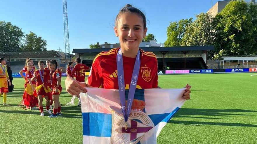 La deportivista Lucía Rivas gana la Eurocopa sub 17 ante Inglaterra