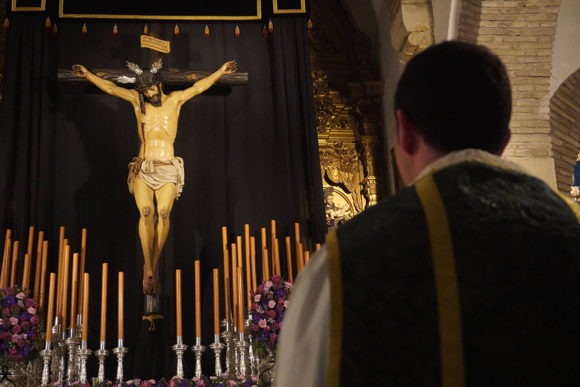 Santísimo Cristo de la Caridad de Pozoblanco ya está  en la iglesia de San José y Espíritu Santo
