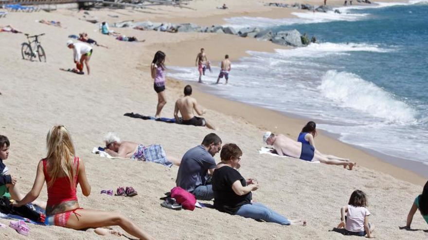 La platja de Lloret de Mar, aquest any.