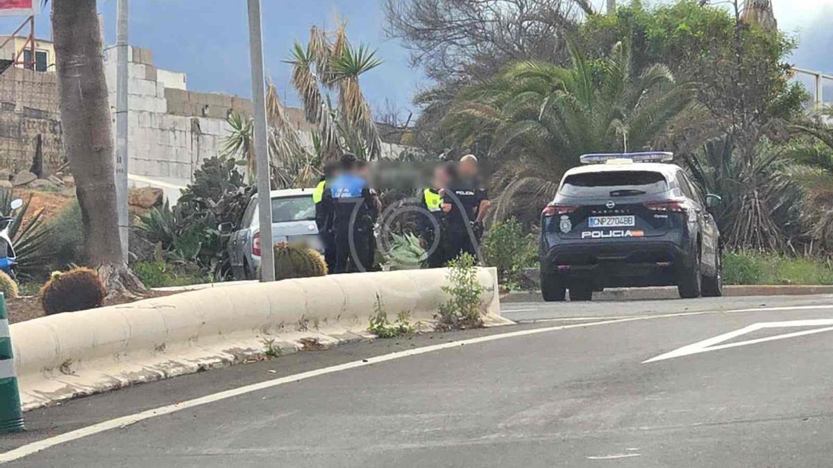 Accidente con fuga en Telde