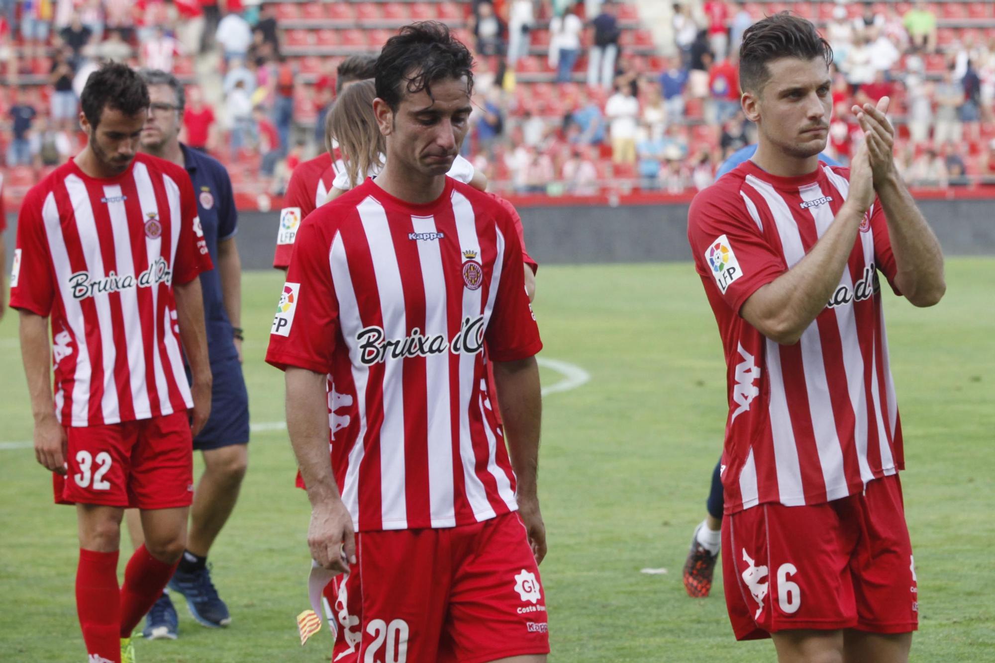 Jandro i Granell després de quedar eliminats pel Saragossa en semifinals (2014-15)