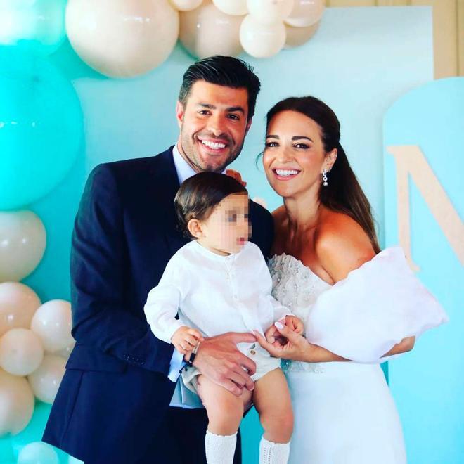 Paula Echevarría, Miguel Torres y el bautizo del pequeño