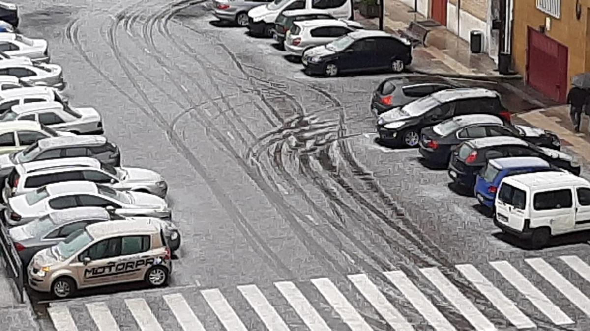 Primeras granizadas en Asturias.