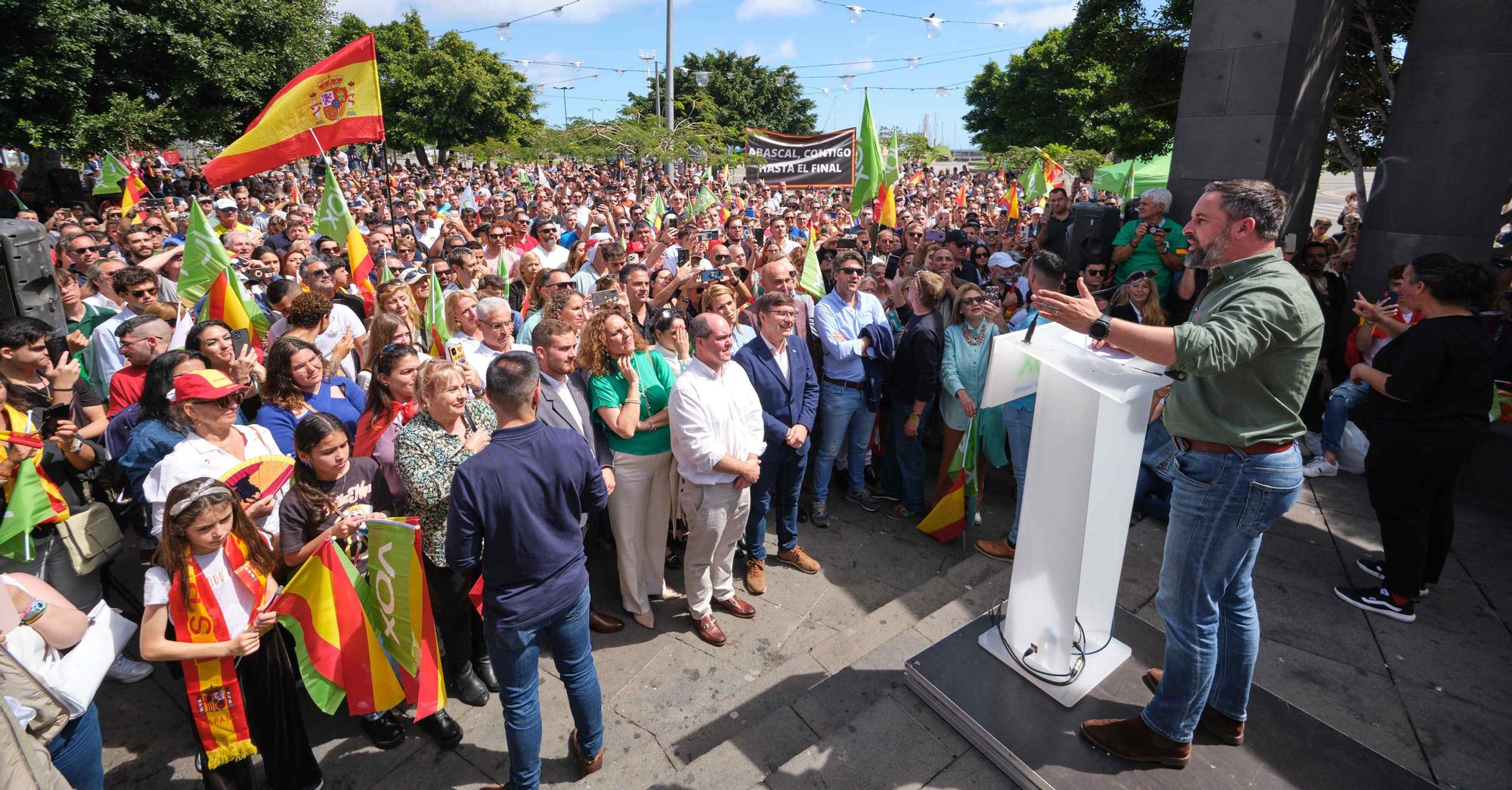 Santiago Abascal, en Tenerife