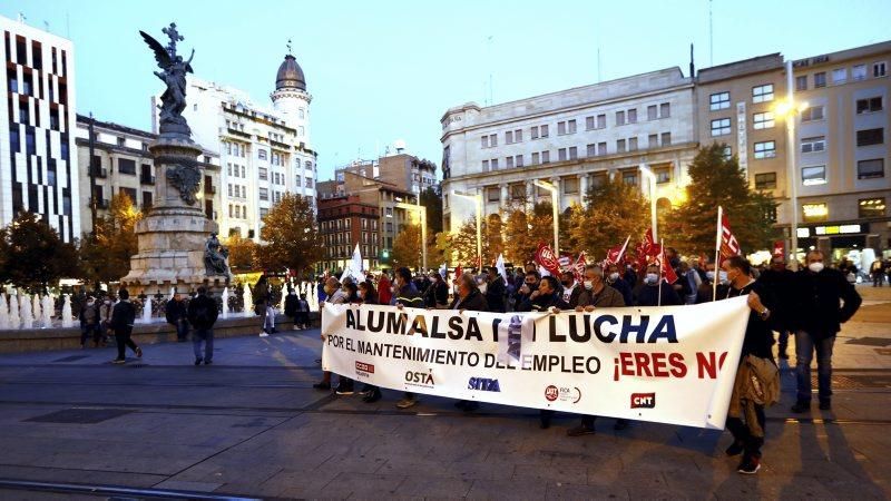 Manifestación de Alumalsa