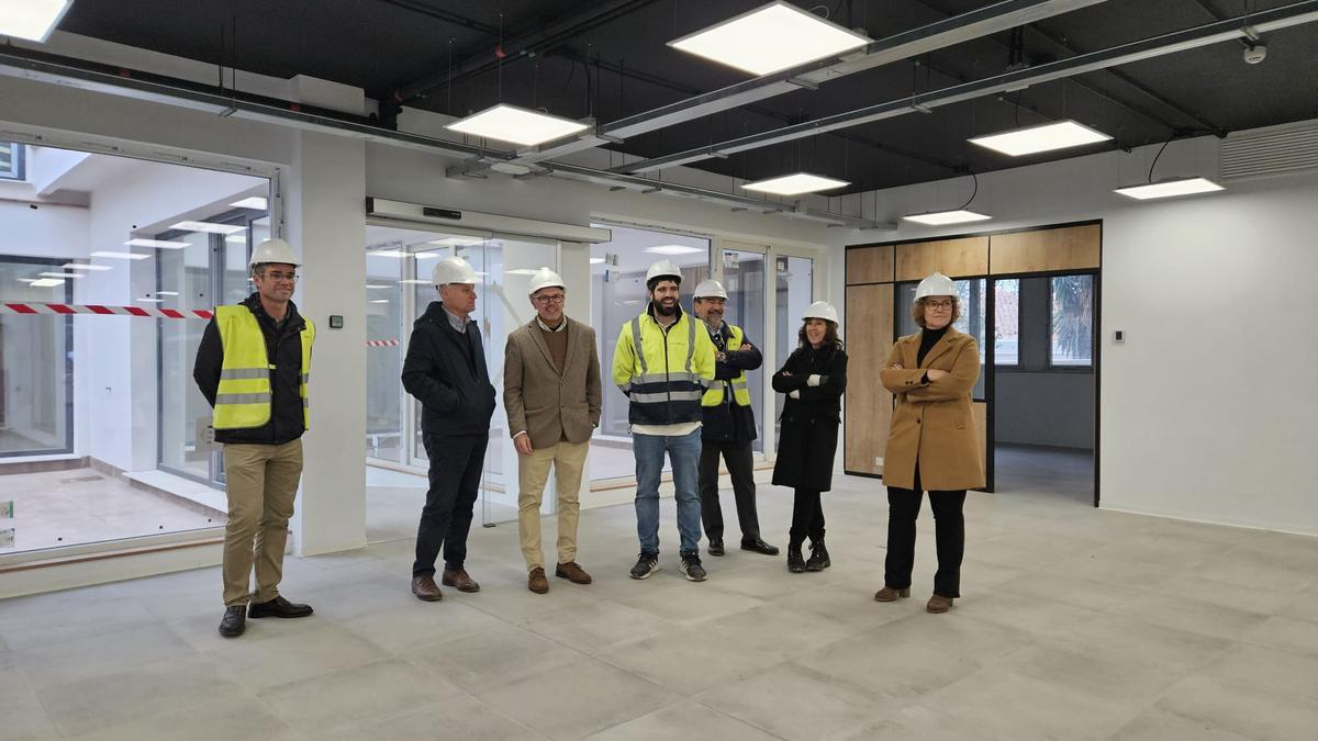 Visita a las obras de la nueva Casa de la Cultura