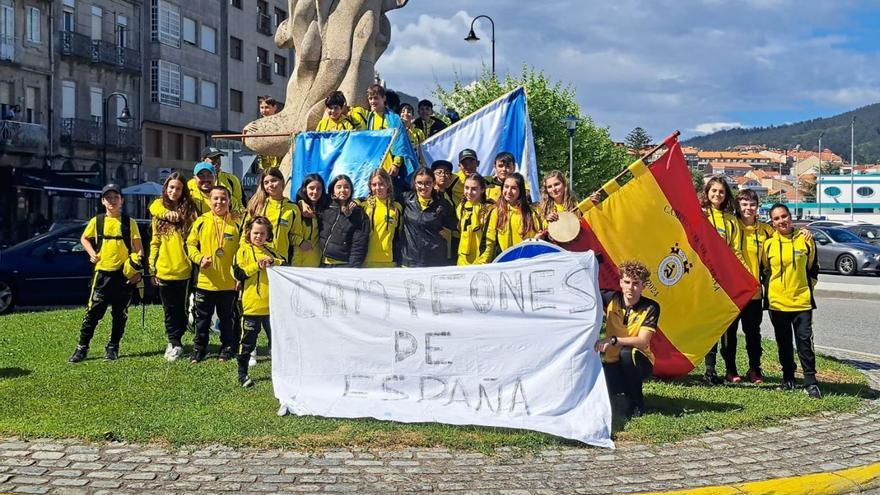 Los alevines del Vila de Cangas, en la élite nacional