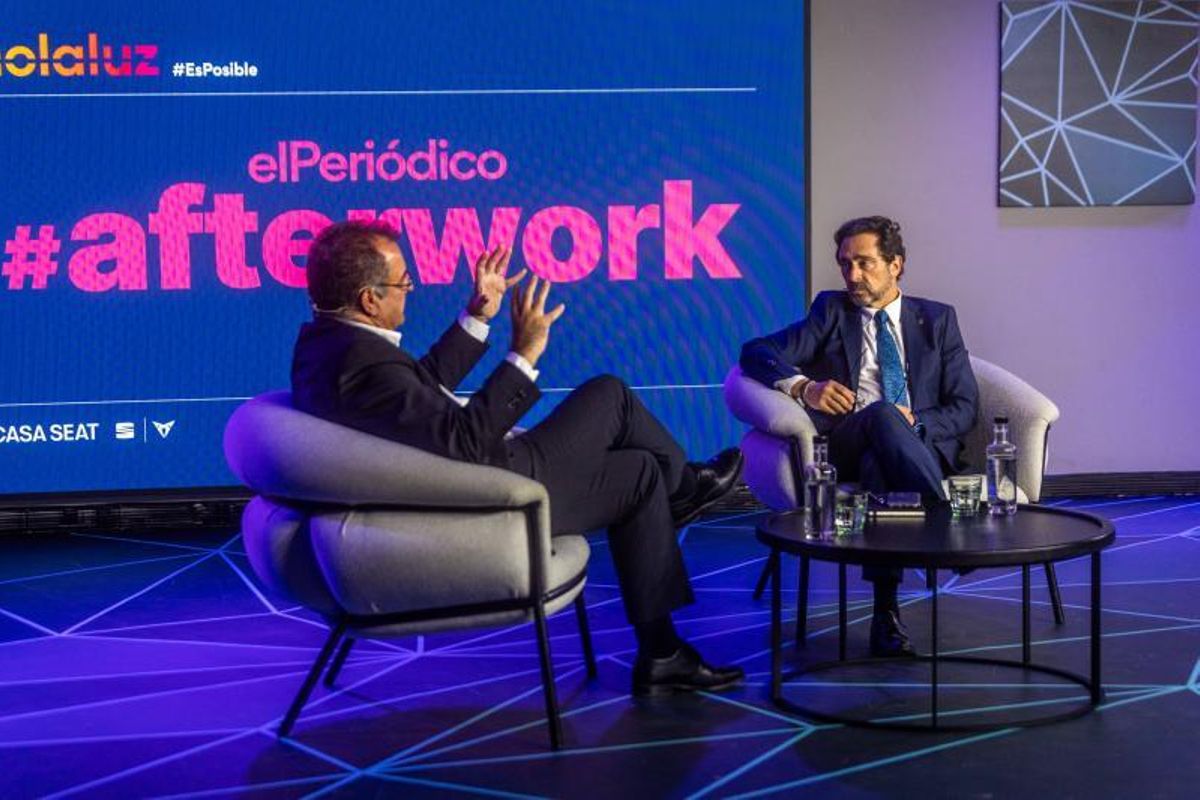 Conversación entre el rector de la Universitat de Barcelona (UB), Joan Guàrdia, y el director de EL PERIÓDICO, Albert Saéz.
