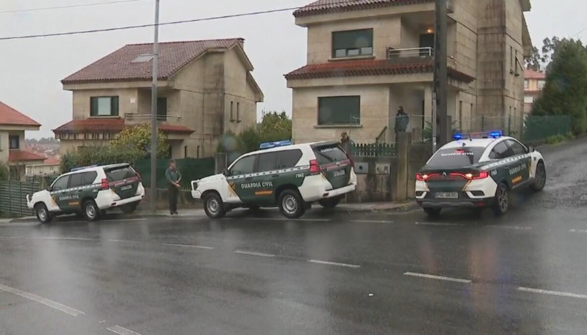 Parte del despliegue este lunes en Vilar de Calo