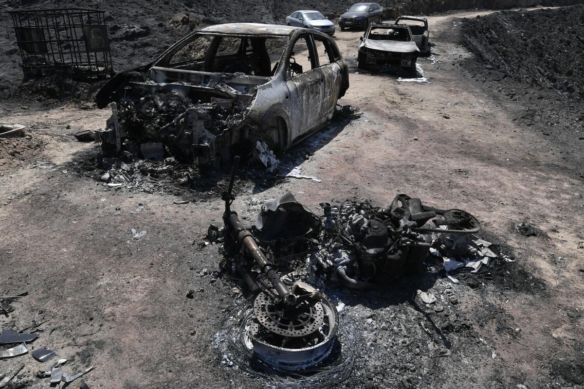Incendio de Los Gallardos, en imágenes