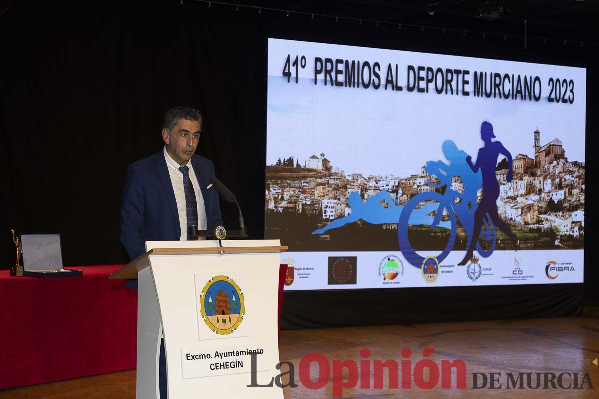 Descubre los ganadores de los Premios al Deporte Murciano celebrados en Cehegín