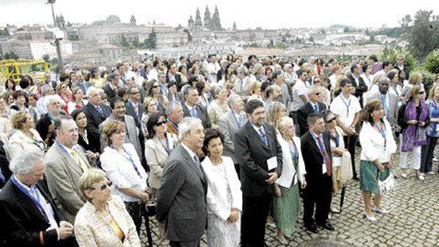 Con la celebración de A Véspera, Touriño abre las puertas de la residencia oficial del presidente a distintos representantes de la sociedad civil. / Xoán Álvarez