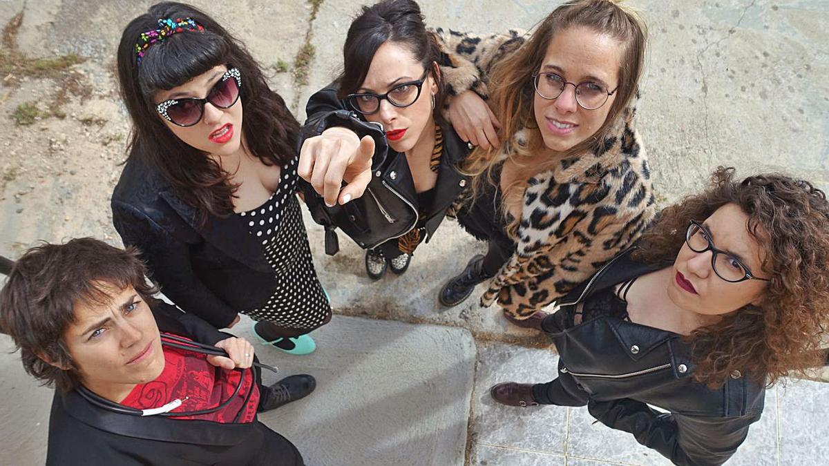 Las Titis Twister, grupo zamorano femenino de rock que presenta disco. | Titis Twister