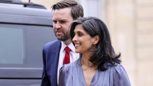 El vicepresidente de EEUU, JD Vance, y su mujer, Usha.