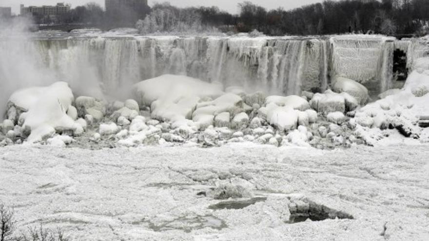 Las cataratas heladas del Niágara