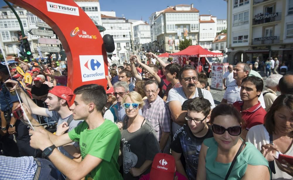 La Vuelta 2016 abarrota Betanzos