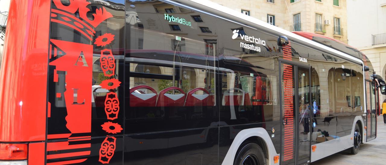 Autobús urbano de Alicante, imagen de archivo