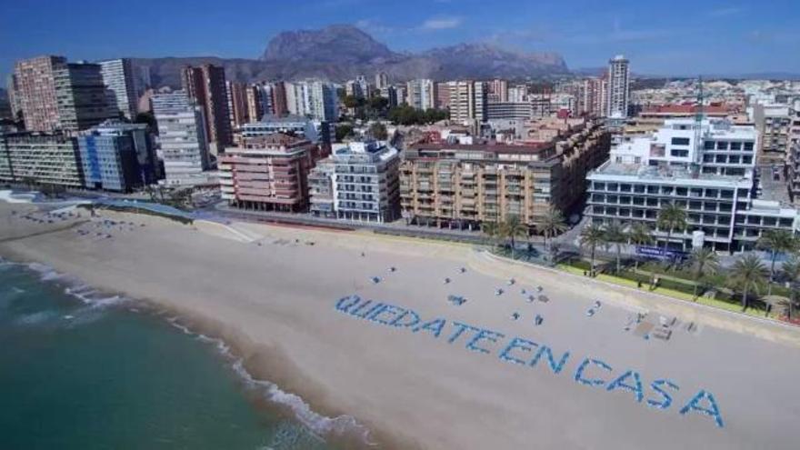 Así se ve desde el aire la Comunitat Valenciana desierta un lunes Pascua